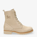 Fara Igloo Trav botas de piel con forro interior de pelo natural. crudo