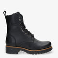 Renee botas de piel con forro interior de pelo. negro