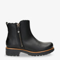 Rym botas de piel con forro interior de pelo. negro