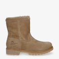 Fedro botas de piel con forro interior de pelo. taupe