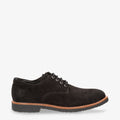 Gante zapatos de piel con forro interior de piel. negro