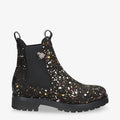 Francesca Ink botas de piel con forro interior de piel. negro