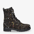 Frisia Ink botas de piel con forro interior de piel. negro