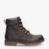 Polop botas de piel con forro interior de piel. castaño