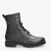 Altea Igloo botas de piel con forro interior de pelo natural. negro