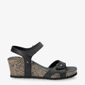 Julia Basics sandalias de piel con forro interior de piel. negro