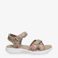 Noja Tropical sandalias de piel con forro interior de lycra. cuerda