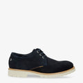 Gadner zapatos de piel con forro interior de piel. marino