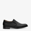 Derek zapatos de piel con forro interior de piel. negro