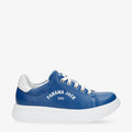 Yarumal zapatos de piel con forro interior de piel. azul
