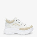 Hilda sneakers de piel con forro interior de piel. camel