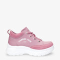 Hilda sneakers de piel con forro interior de piel. rosa