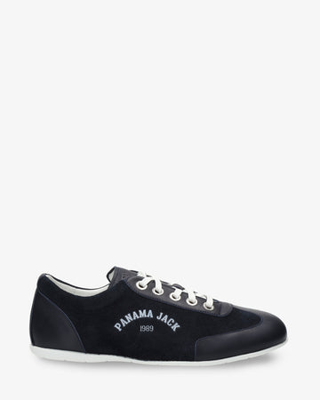 Alek sneakers de piel con forro interior de piel. marino