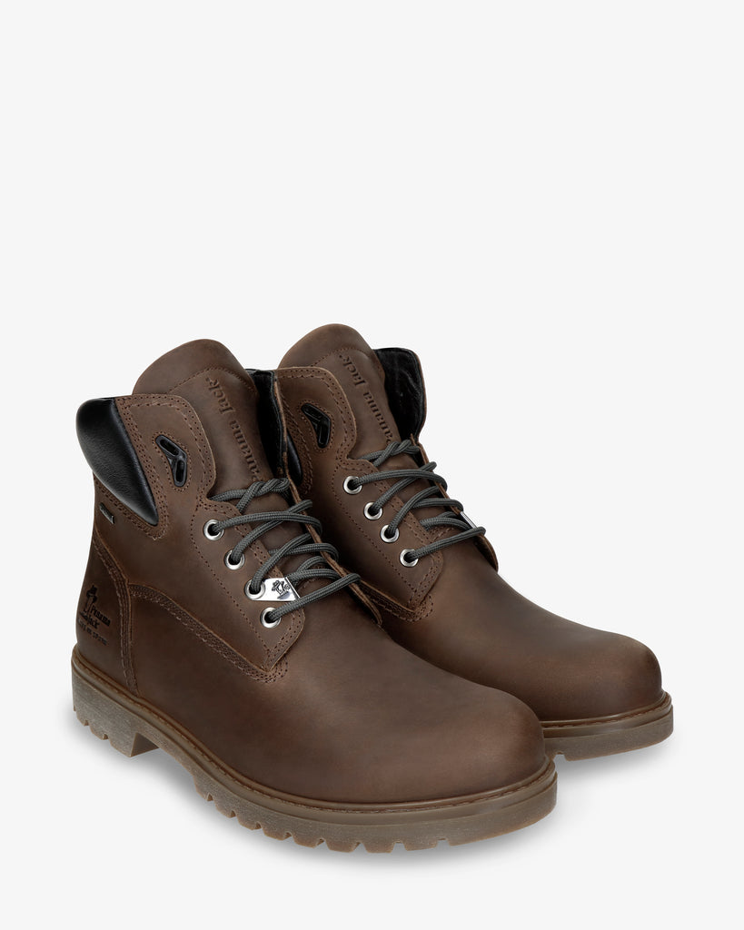 Amur Gtx botín de piel con forro interior de gore-tex®. gris