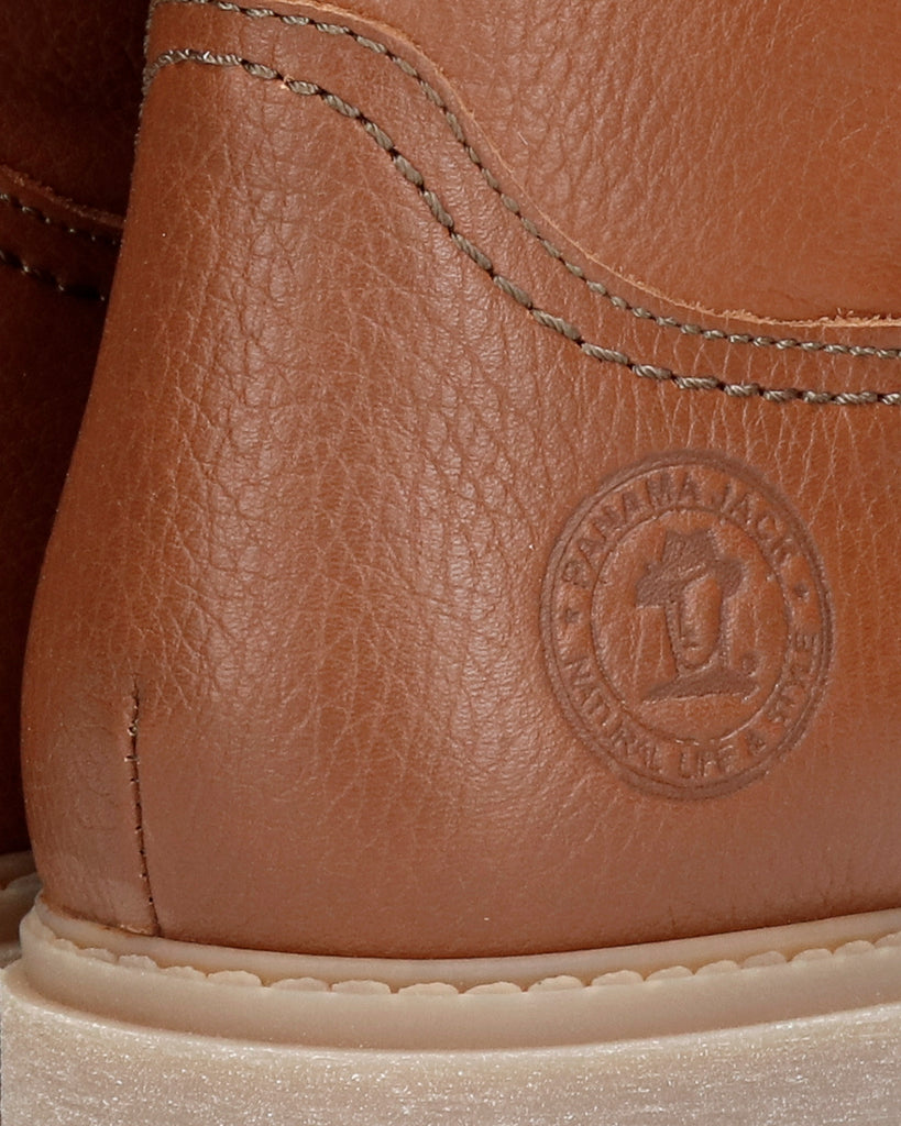 Bambina botas de piel con forro interior de pelo. cuero