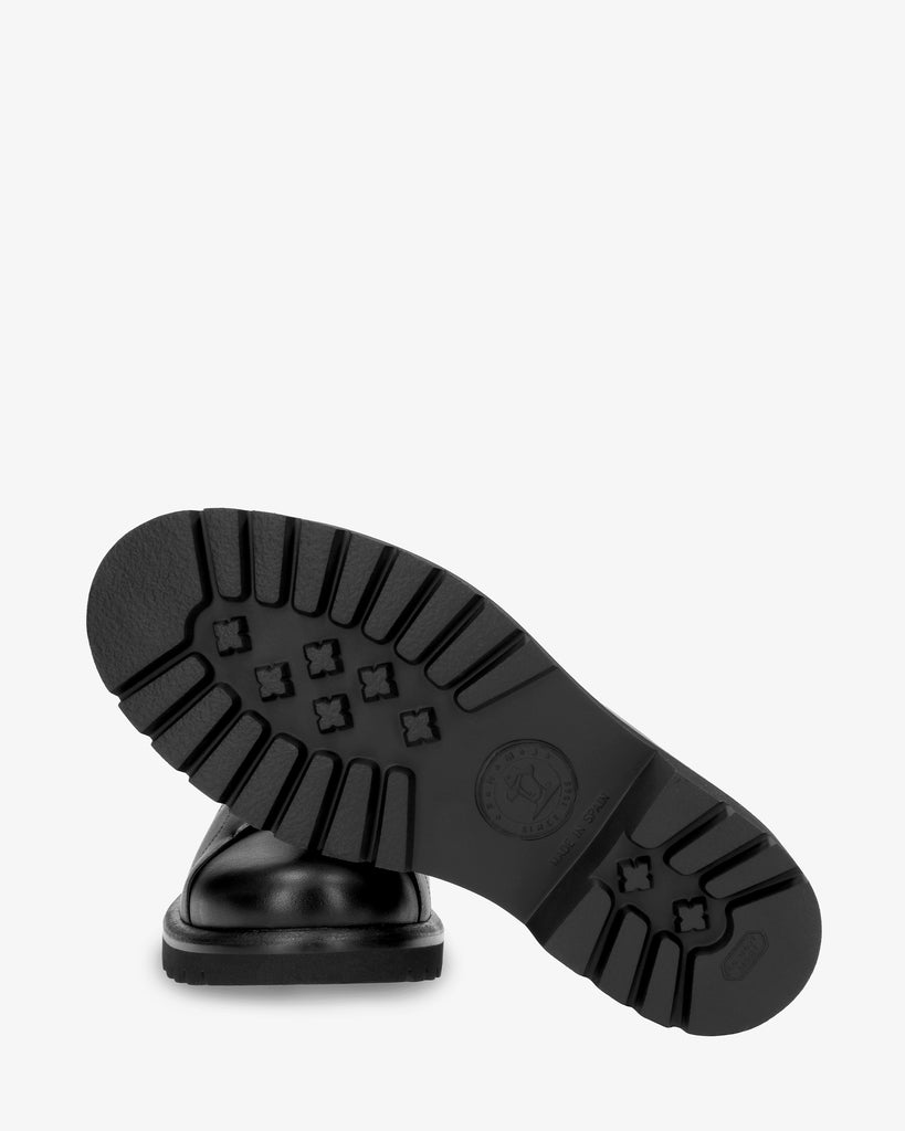 Biel zapatos de piel con forro interior de piel. negro