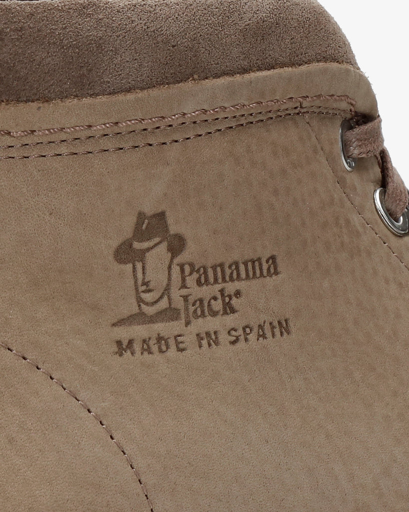 Bota Panama Tor botines de piel con forro interior de piel. piedra