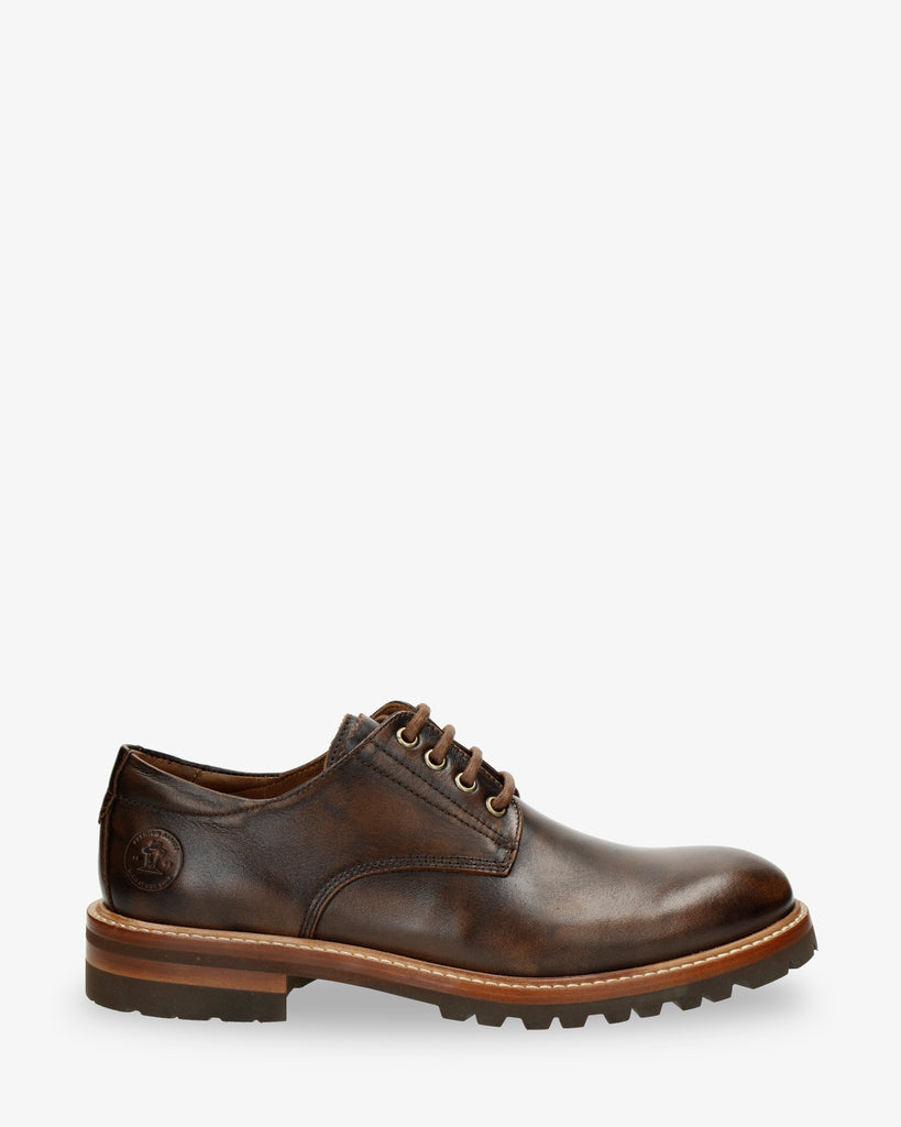 Elio zapatos de piel con forro interior de piel. cuero