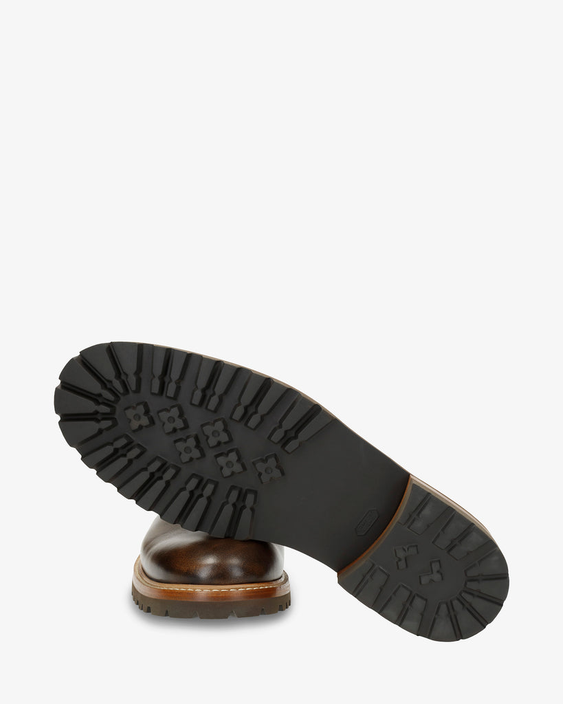 Elio zapatos de piel con forro interior de piel. cuero