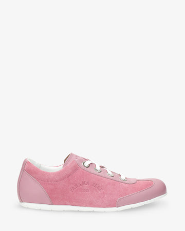 Farum sneakers de piel con forro interior de piel. rosa
