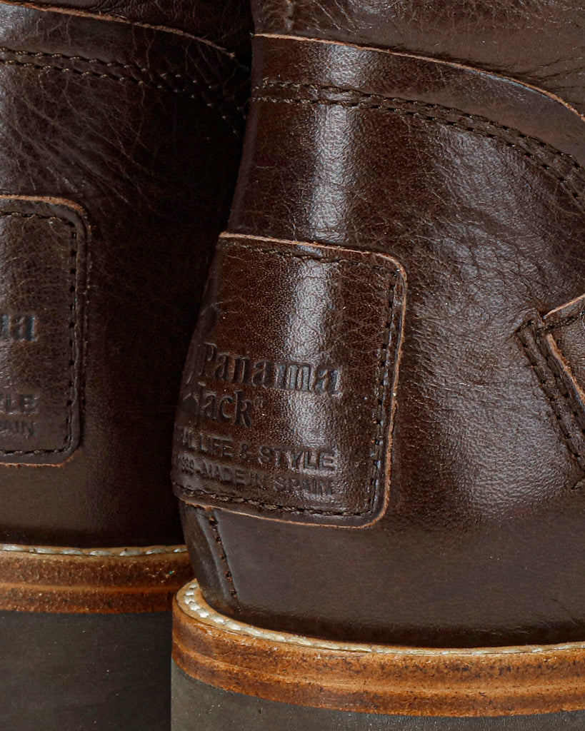 Felina Igloo botas de piel con forro interior de pelo natural. marron