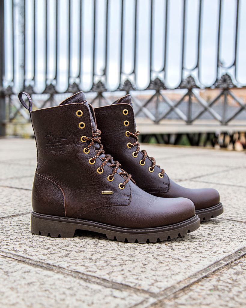 Frisia Gtx botas de piel con forro interior de gore-tex®. marron