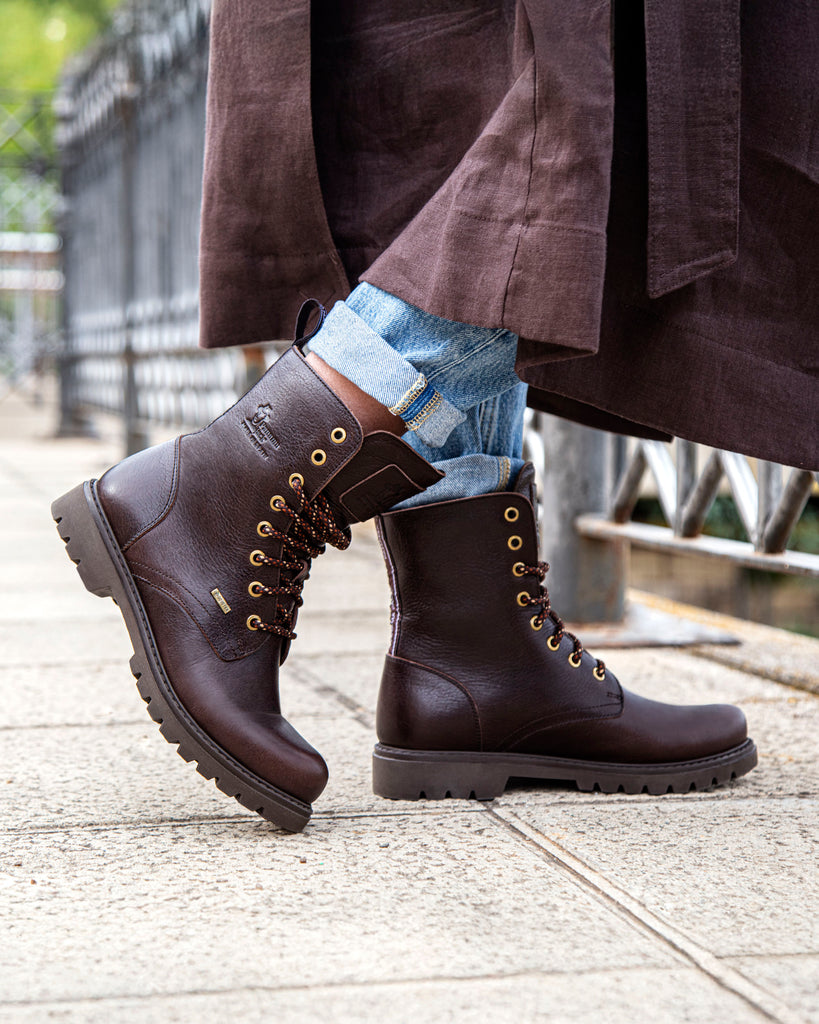 Frisia Gtx botas de piel con forro interior de gore-tex®. marron