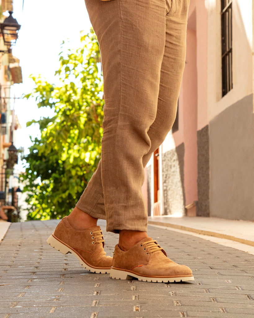 Gadner zapatos de piel con forro interior de piel. cuero