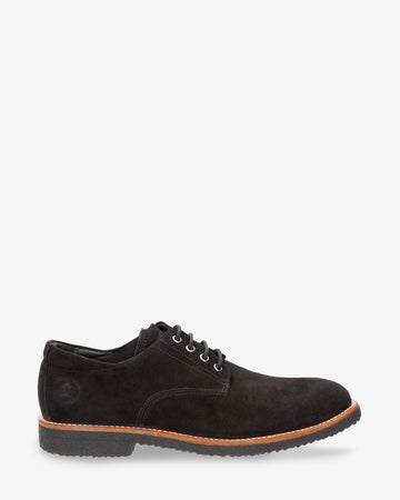 Gante zapatos de piel con forro interior de piel. negro