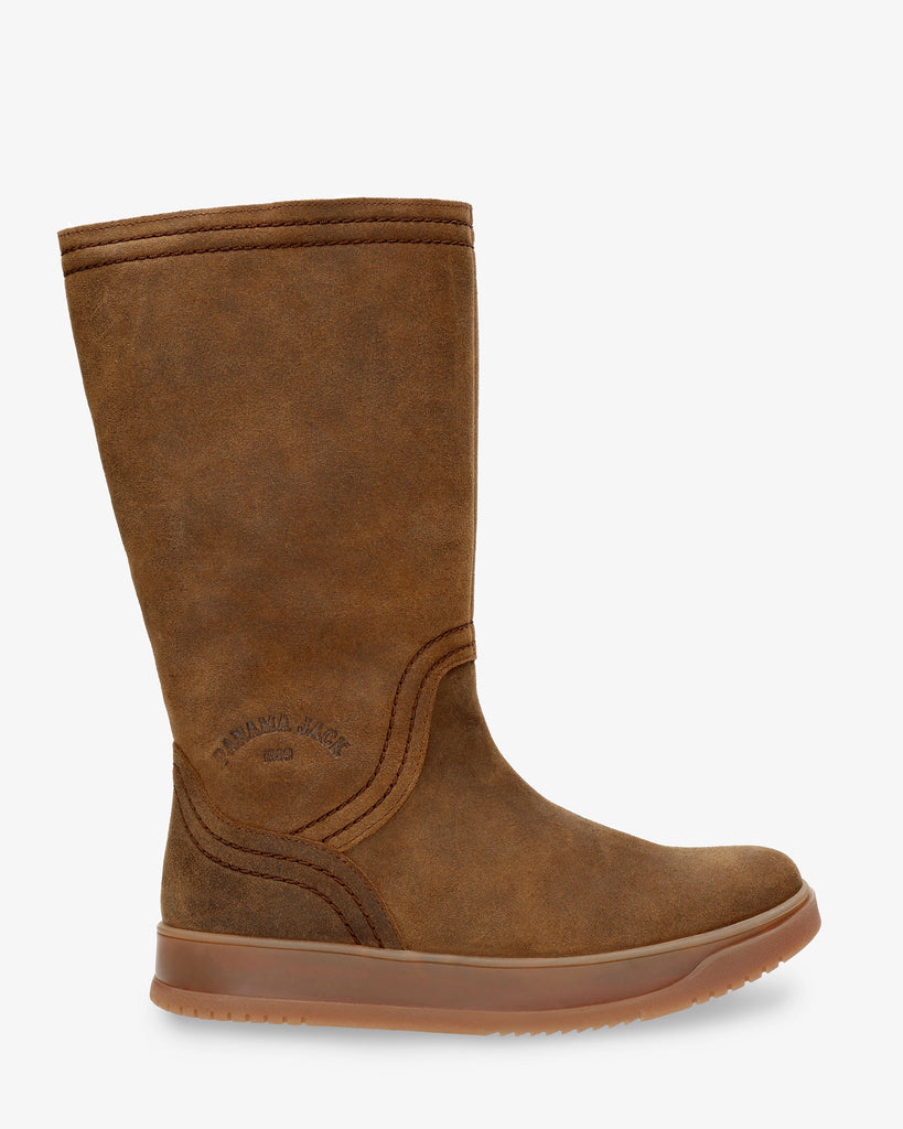 Gisell botas de piel con forro interior de pelo. cuero