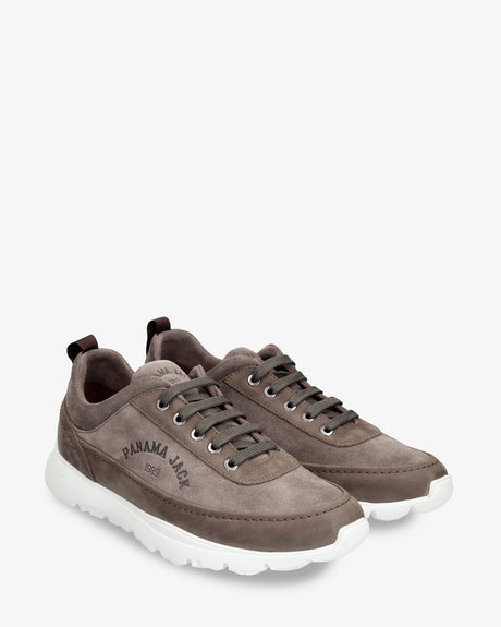 Jensen sneakers de piel con forro interior de piel. piedra