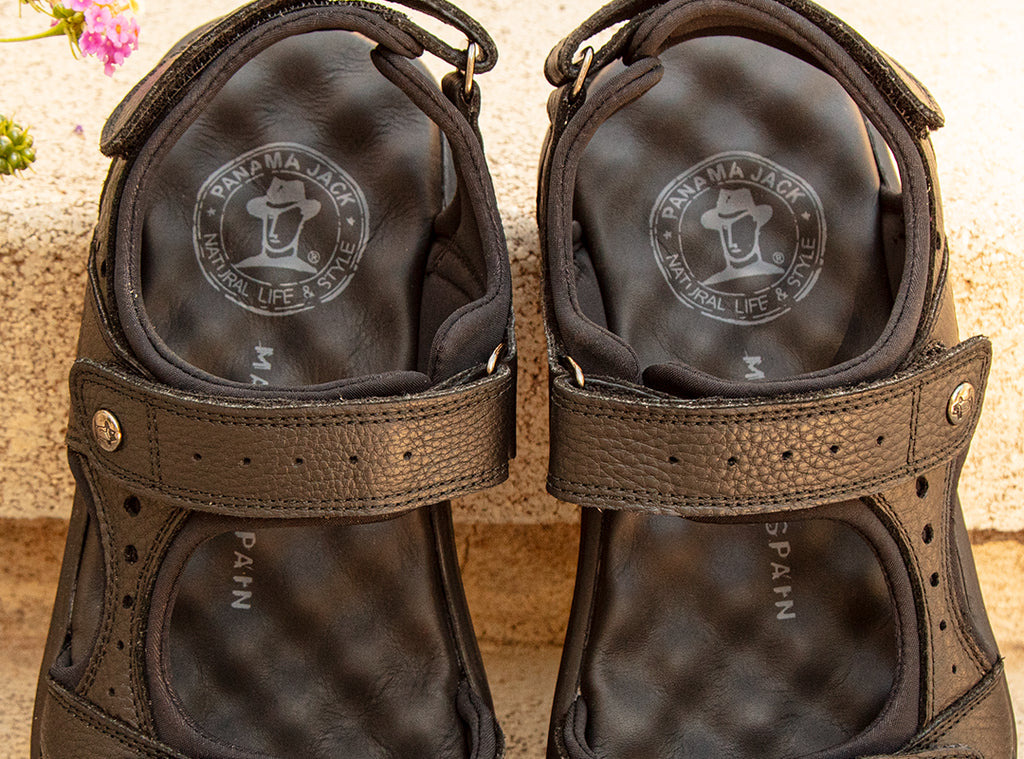 Detalle de sandalia hombre de Panama Jack
