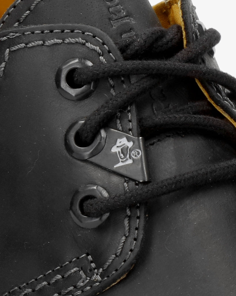 Panama 02 zapatos de piel con forro interior de piel. negro