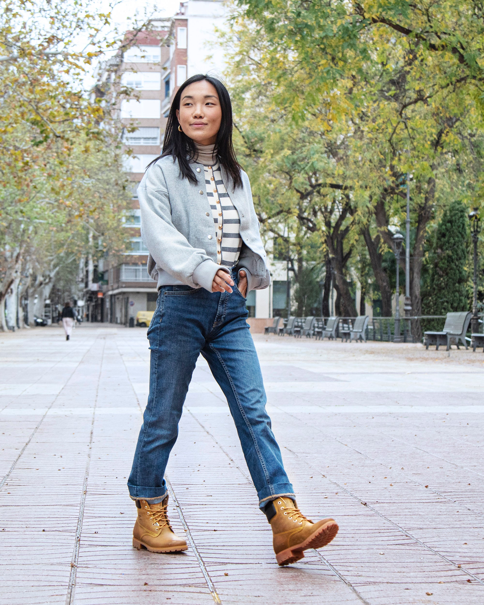 Jeans Botas Para Mujer Panama Jack Bota Panama 03 B1 Para Mujer