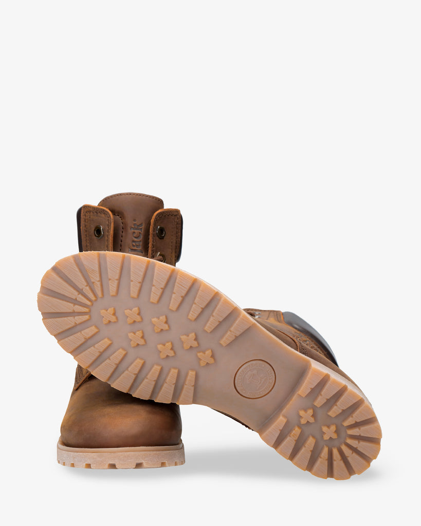 Panama 03 botas de piel con forro interior de piel. cuero