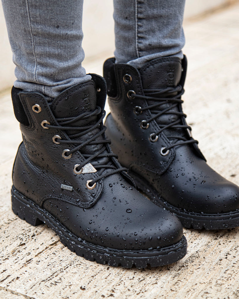 Panama 03 Gtx botas de piel con forro interior de gore-tex® negro