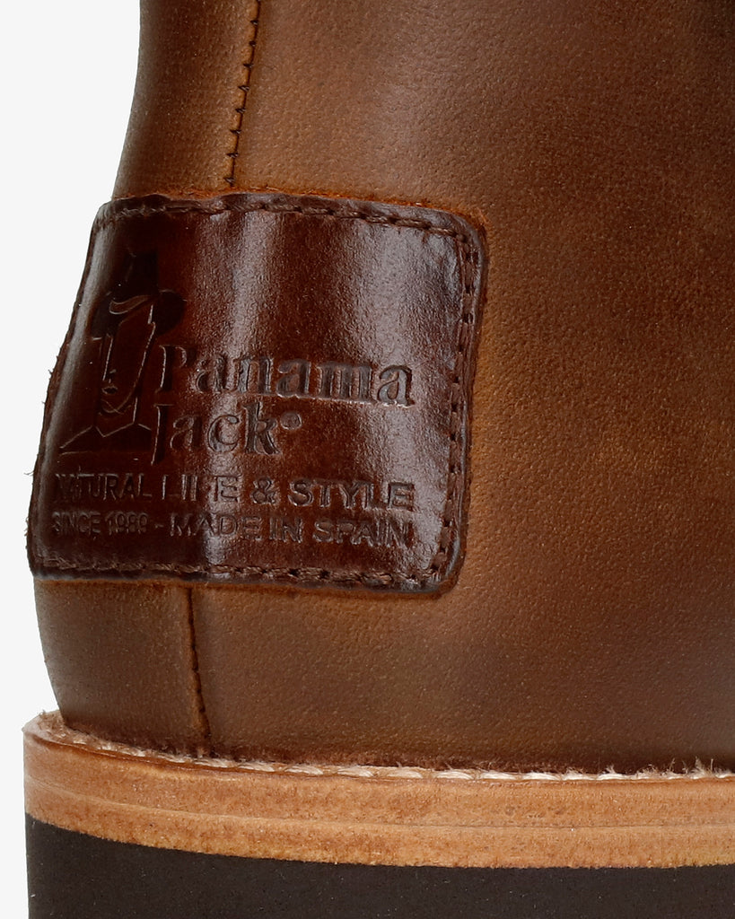 Pauline botines de piel con forro interior de pelo. cuero