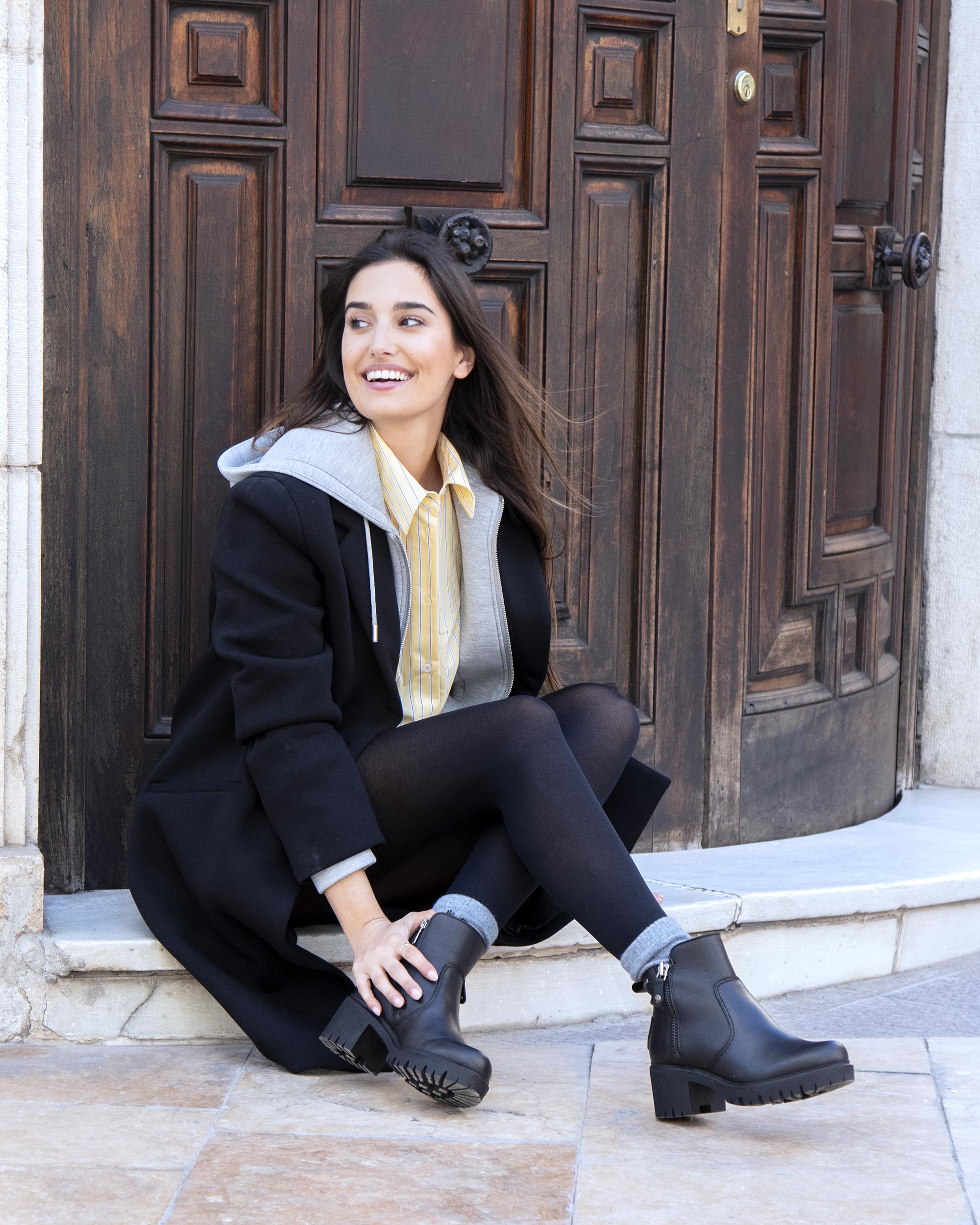 Shop Botas Botas Negras Mujer Panama Jack Combinar Botas Botas