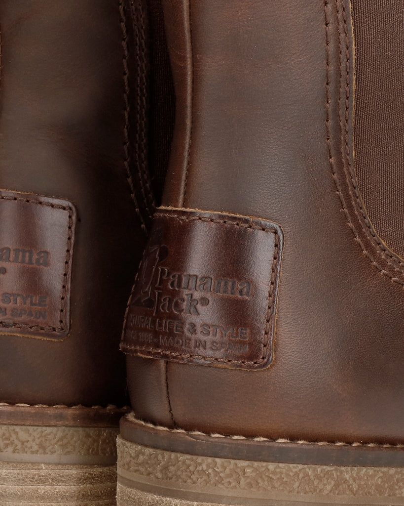 Pia botines de piel con forro interior de pelo. cuero