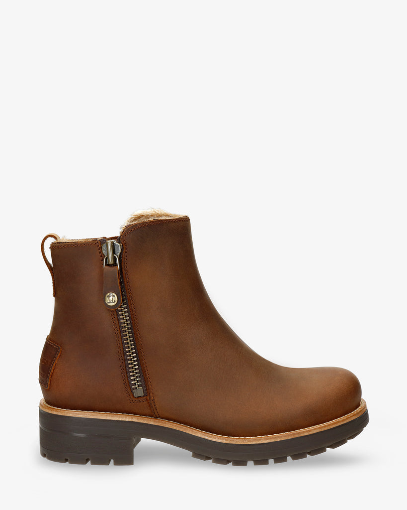 Rym botas de piel con forro interior de pelo. cuero