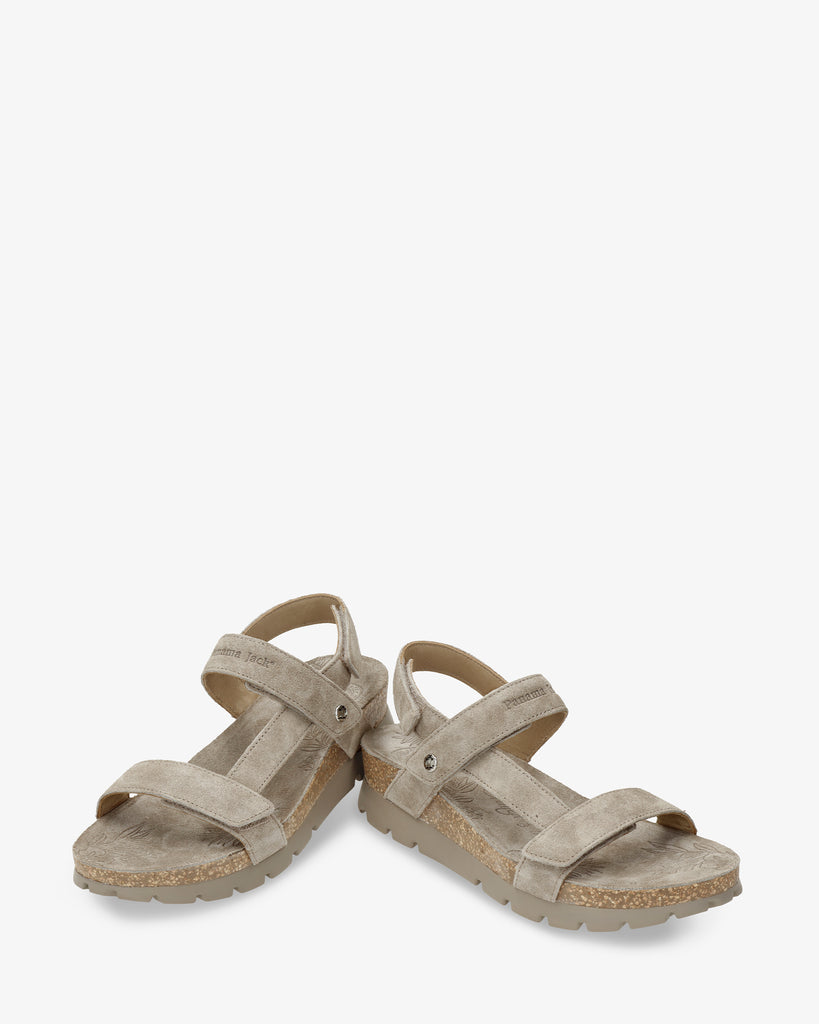 Selma sandalias de piel con forro interior de piel. taupe