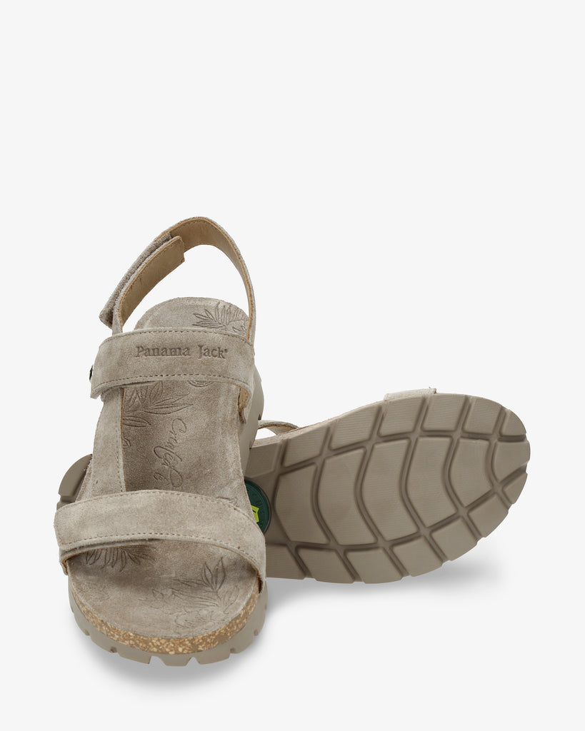 Selma sandalias de piel con forro interior de piel. taupe