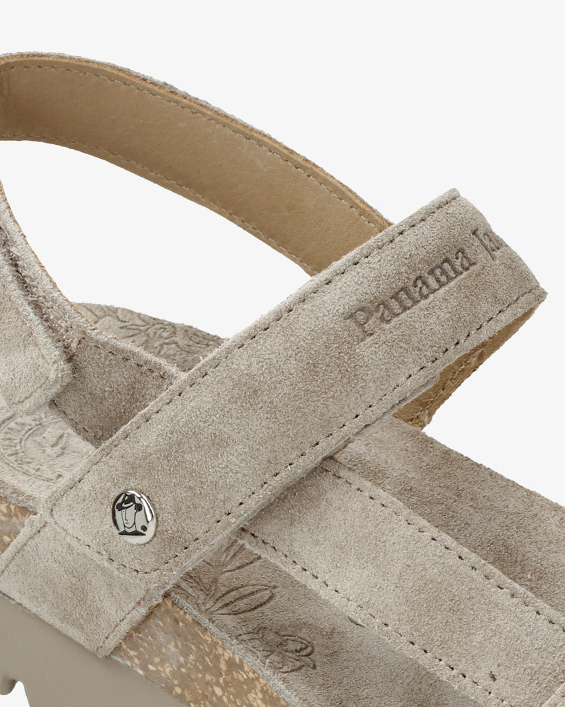 Selma sandalias de piel con forro interior de piel. taupe