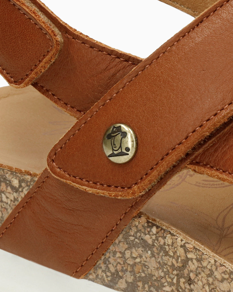 Selma sandalias de piel con forro interior de piel. cuero