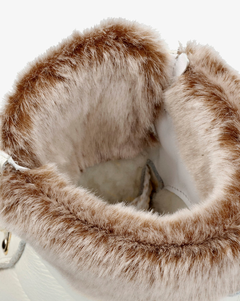 Tuscani Gtx botas de piel con forro interior de gore-tex® blanco