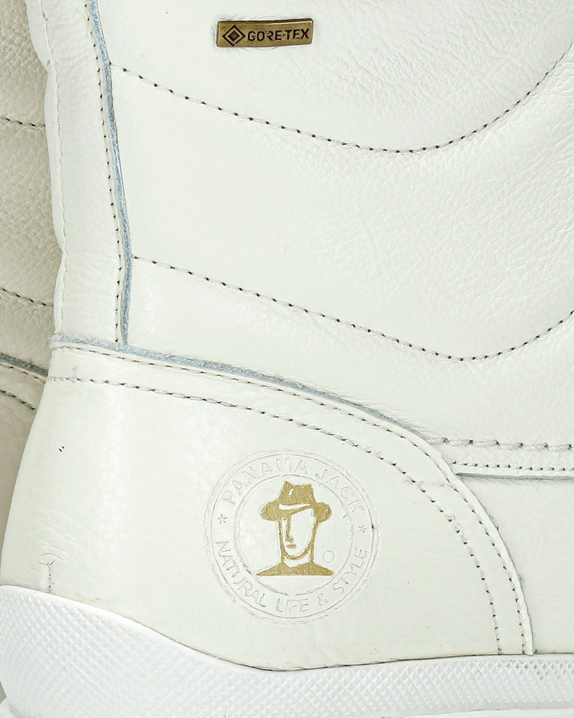 Tuscani Gtx botas de piel con forro interior de gore-tex® blanco