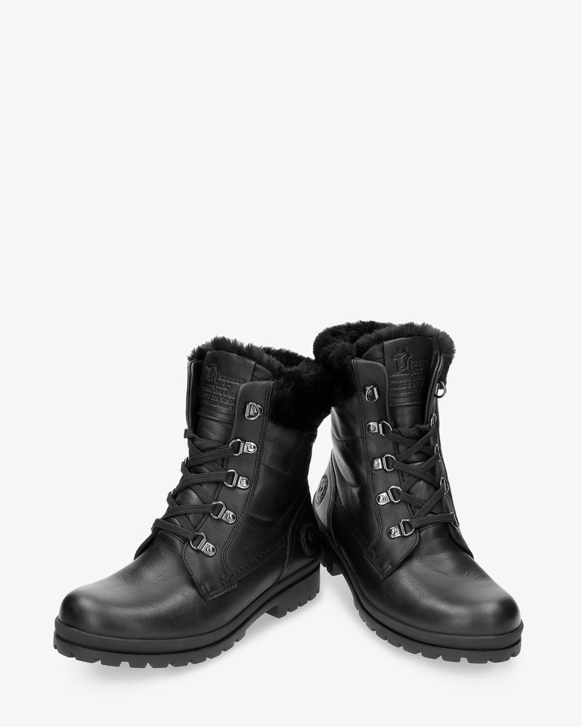 Tuscani Gtx botas de piel con forro interior de gore-tex®. negro