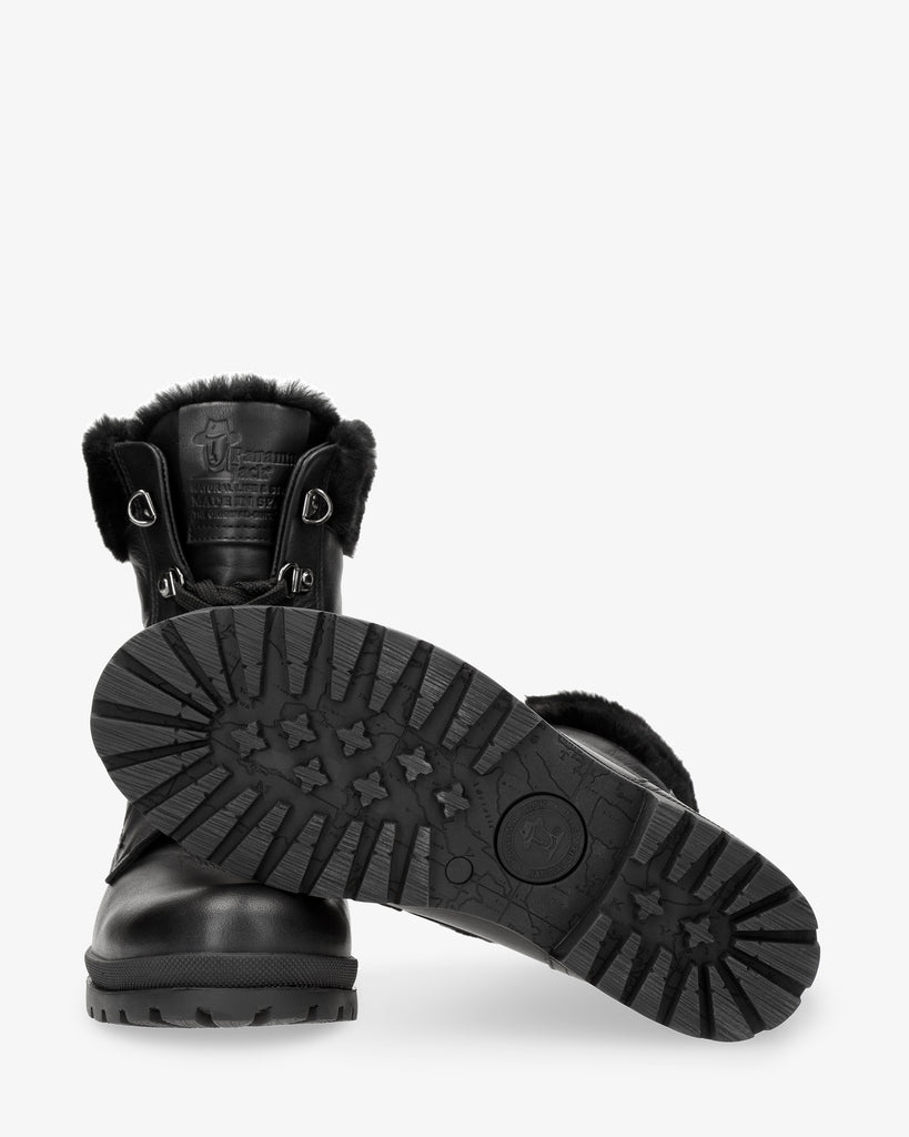 Tuscani Gtx botas de piel con forro interior de gore-tex®. negro