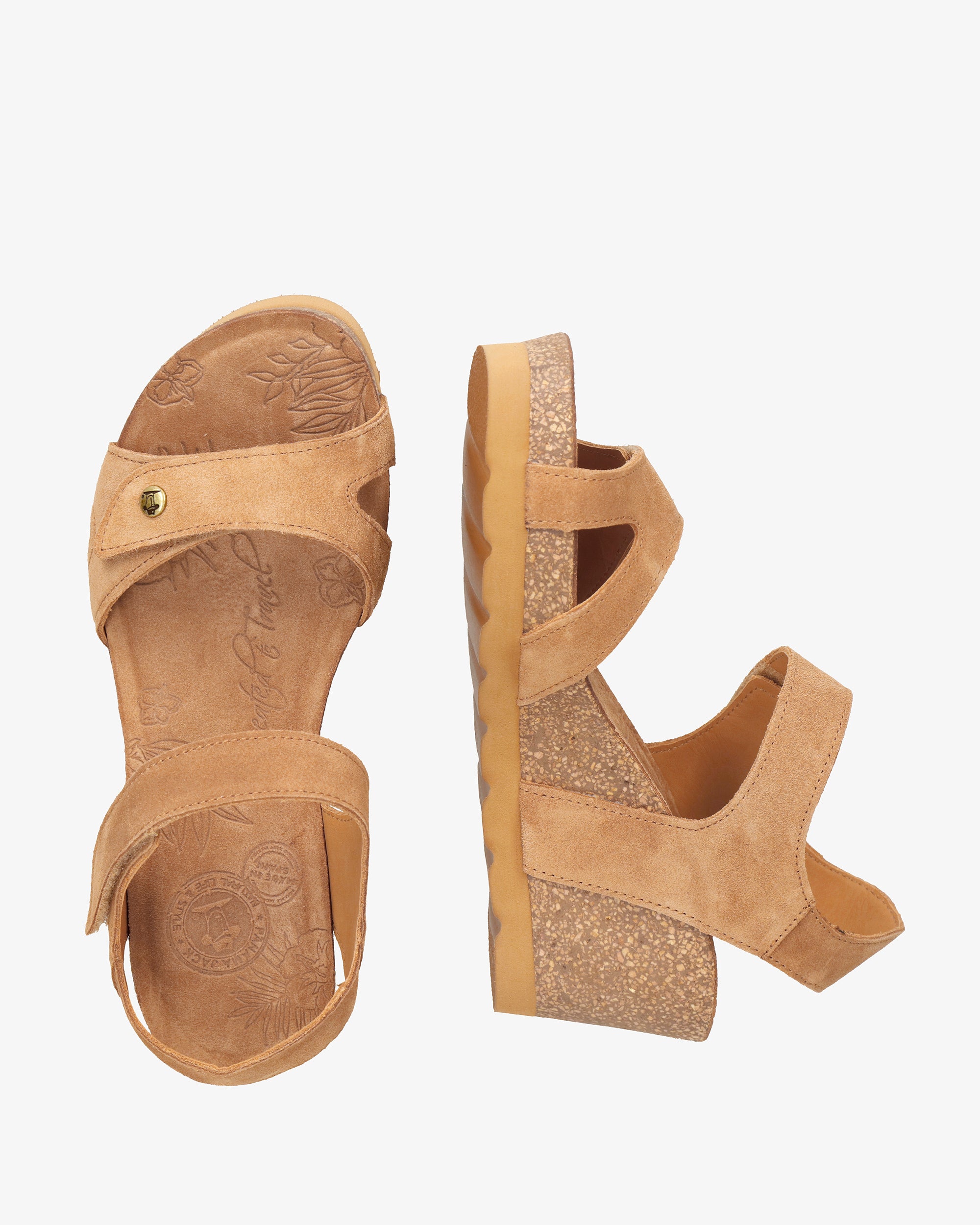 Sandalias Piel Hombre Sandalias De Hombre XTI Azul Con Velcro