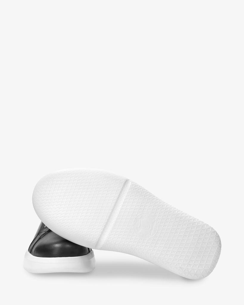 Yaron botines de piel con forro interior de piel. negro